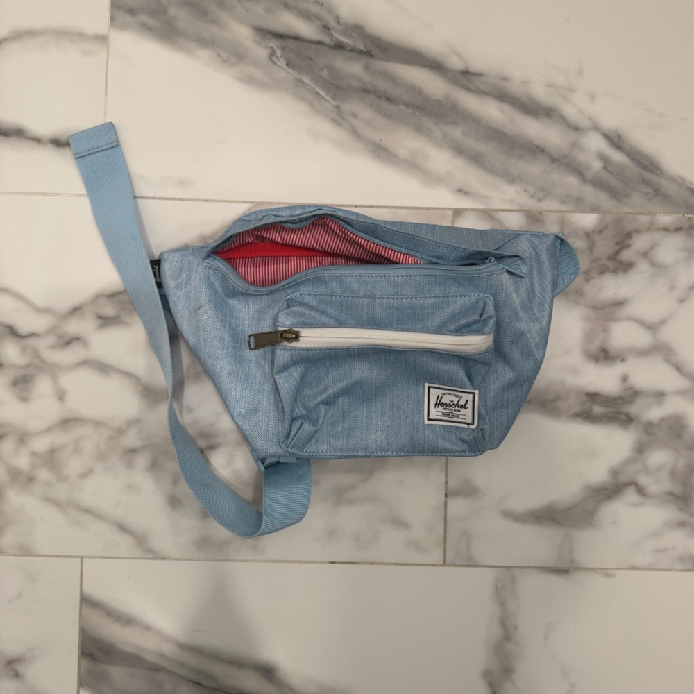 Light Blue Herschel supply Crossbody Bag